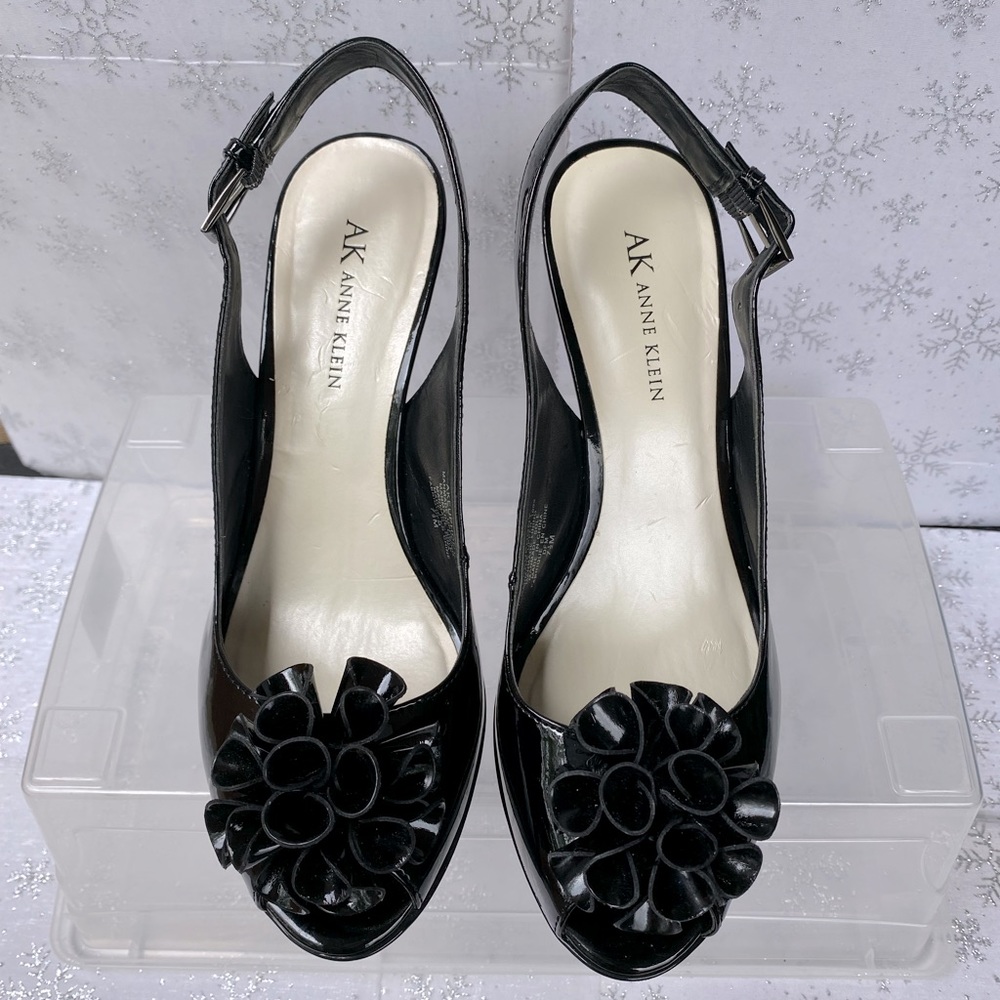 Anne Klein patent leather sandal